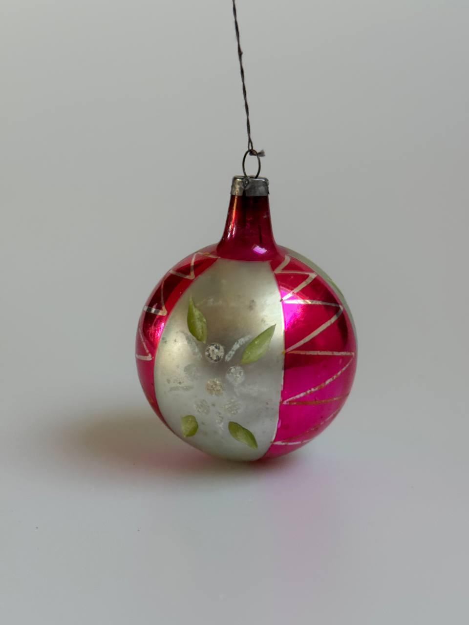 Set of 8 Vintage Glass Baubles