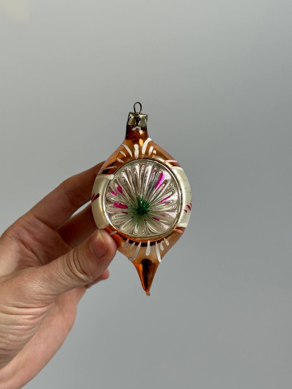 Set of 8 Vintage Glass Baubles