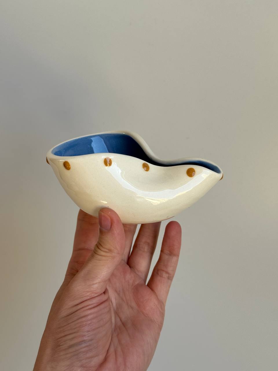 Vintage Hornsea Hand-Shaped Bowl