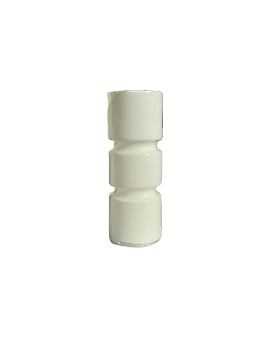 Habitat Fitz Glass Table Lamp – Mid-Century, White