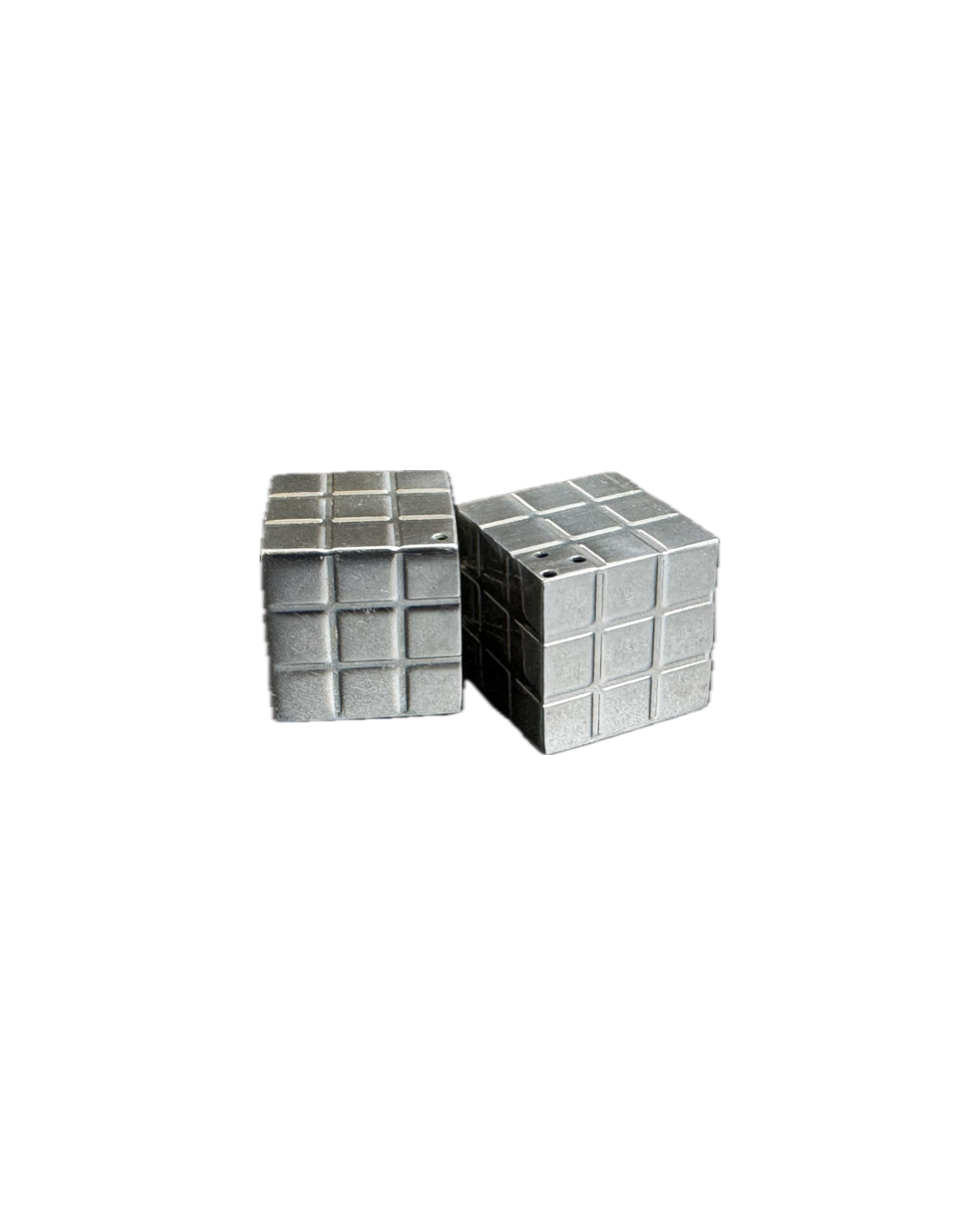 Vintage Philippi Cube Salt & Pepper Shakers – Modernist Design