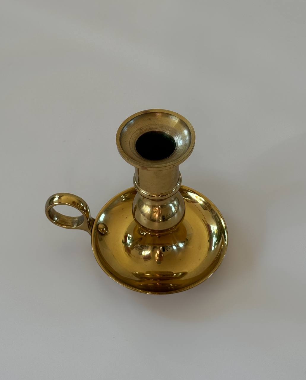 Vintage Wee Willy Winky Brass Chamberstick