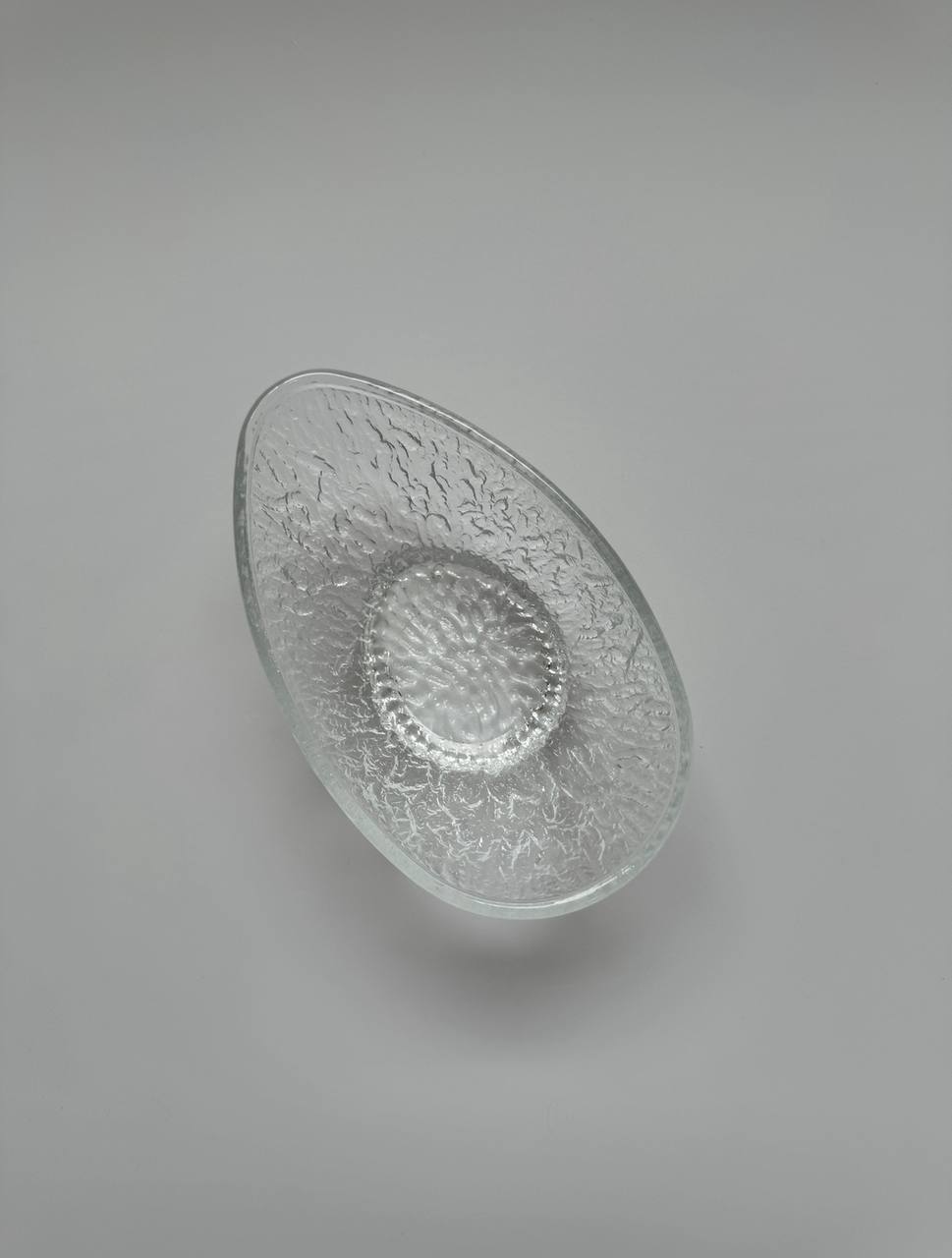 Set of 3 Vintage Glass Avocado-Shaped Serving Dishes