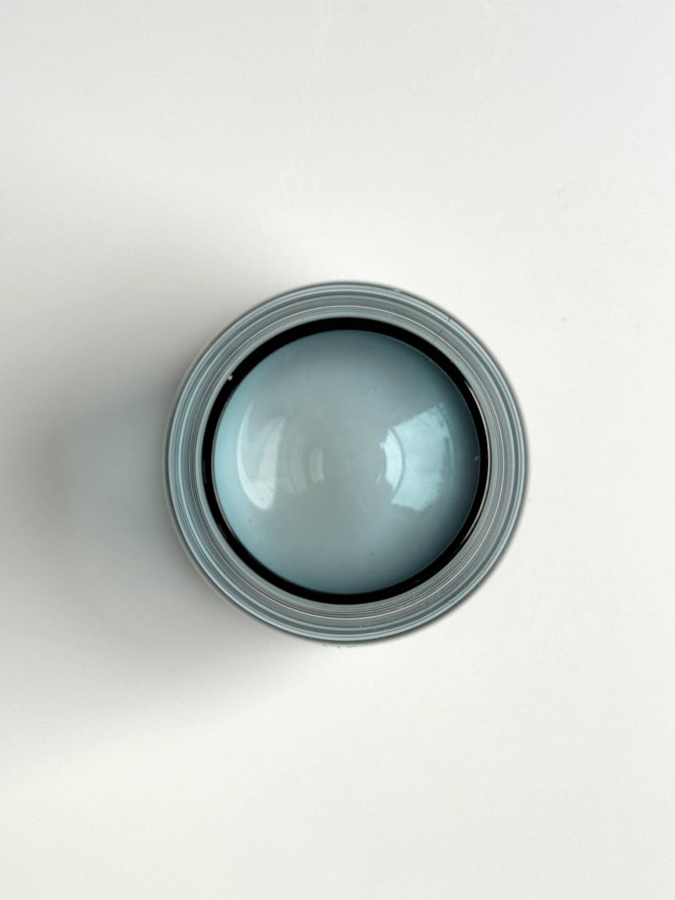 Vintage Riihimaki Steel Blue “Piippu” Vase by Aimo Okkolin
