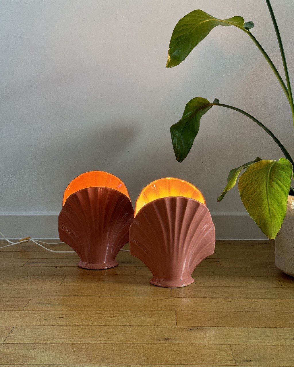 Vintage Shell Lamp
