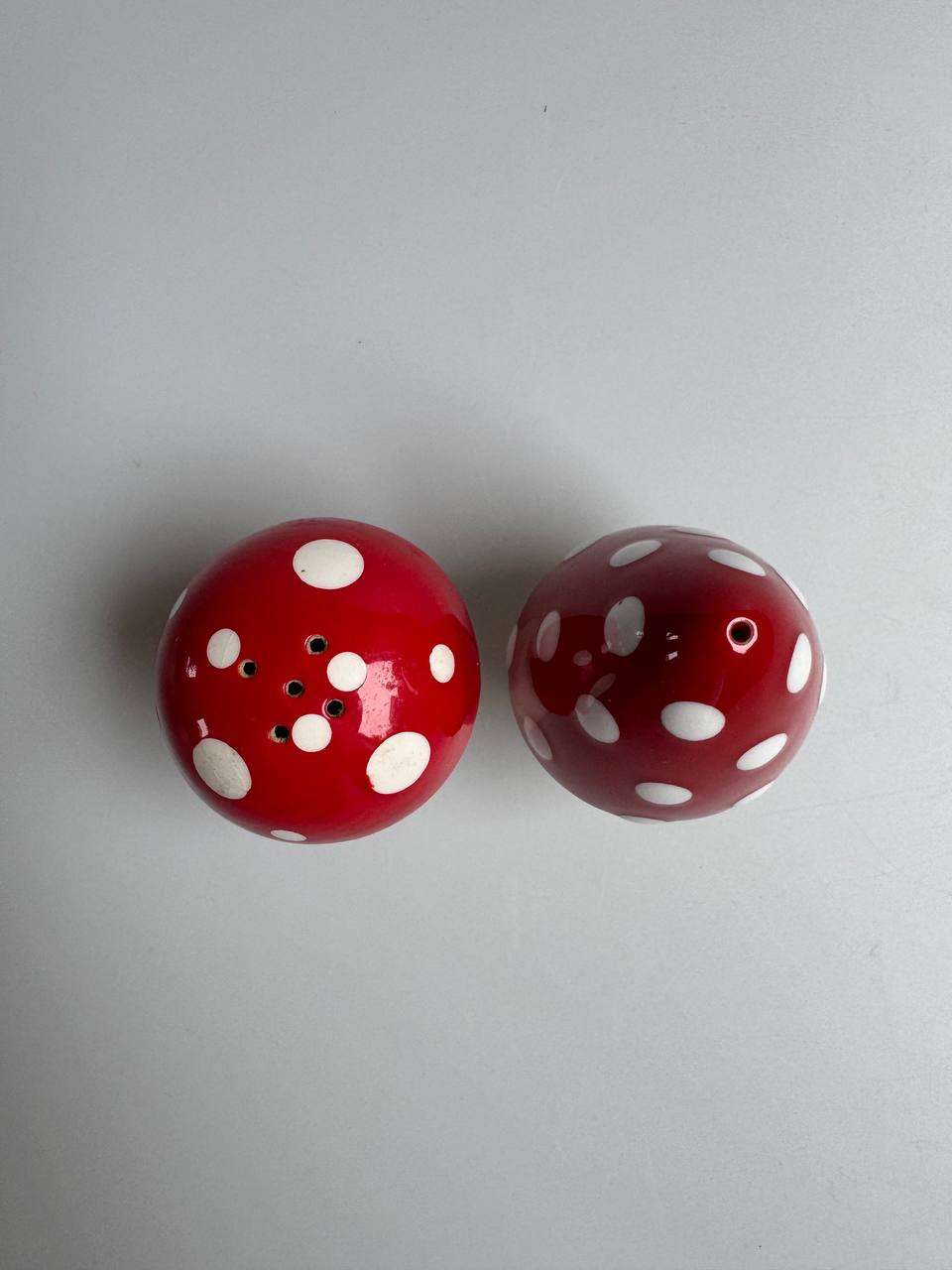 Vintage Toadstool Cruet Set - Salt & Pepper Shakers