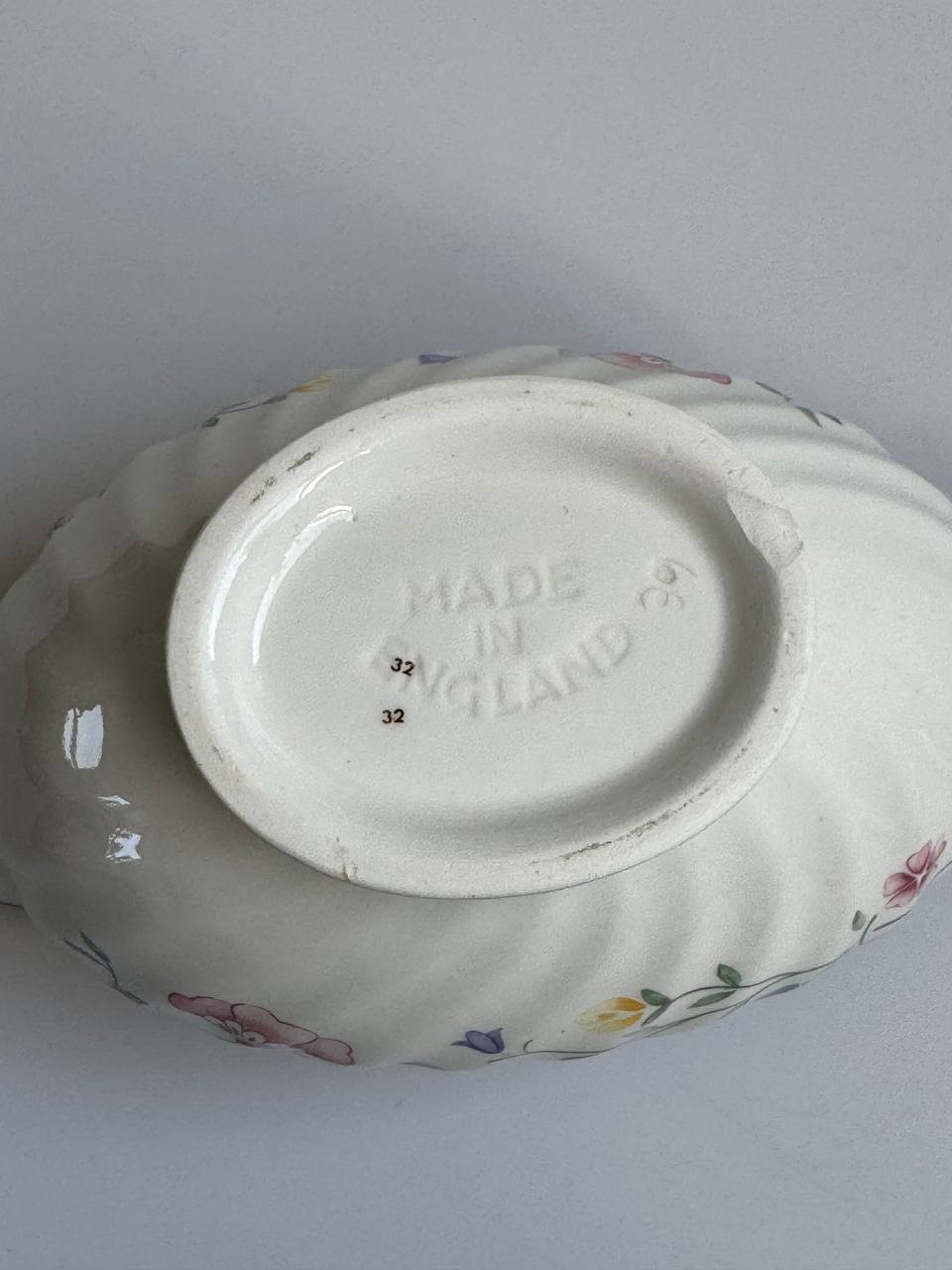 Vintage Johnson Brothers Summer Chintz Gravy Boat and Plate